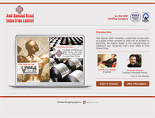 Tablet Screenshot of anilspecialsteel.com